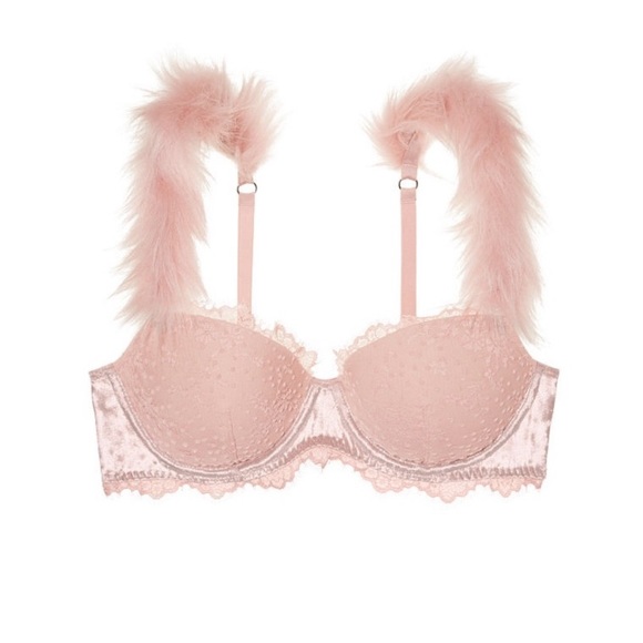 Victoria’s Secret pink angel dream Fur Bra - Picture 3 of 8